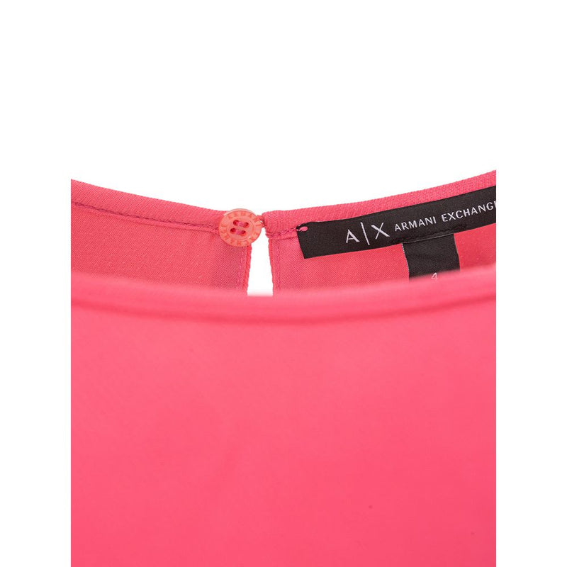 Robe Courte Fuchsia en Viscose Armani Exchange - Élégante et Polyvalente