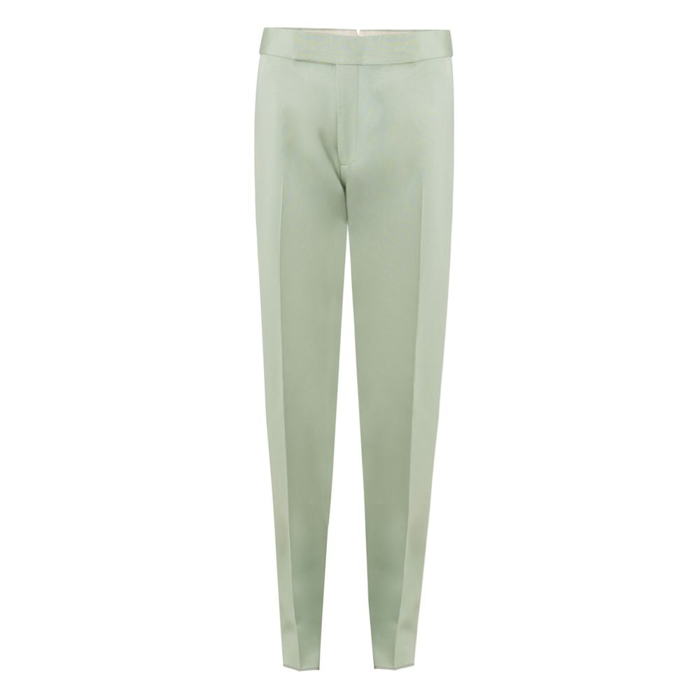 Tom Ford Green Viscose Chino Pant