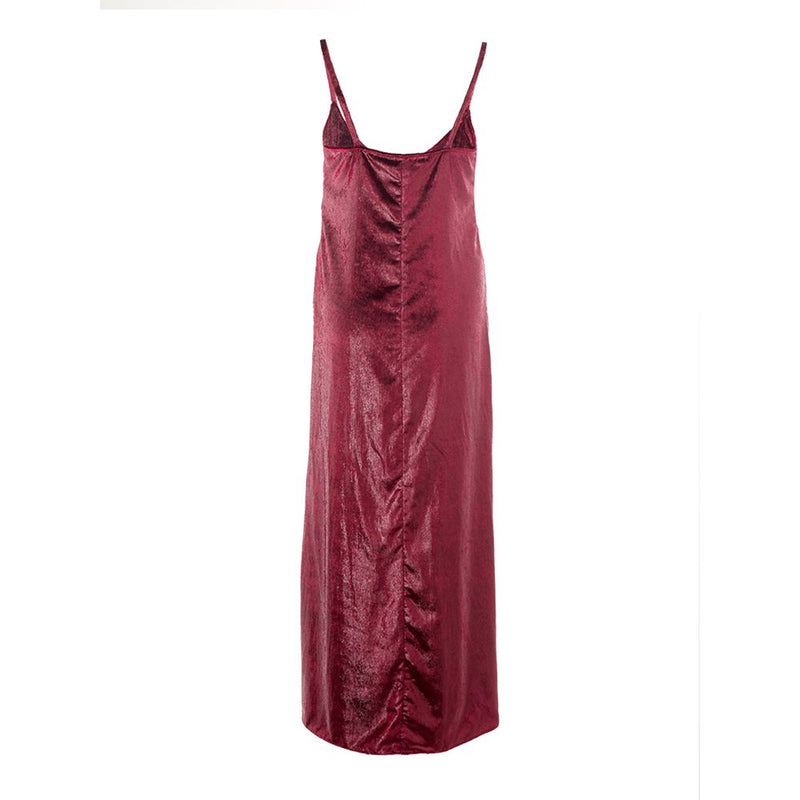 Lardini Bordeaux Polyester Cocktail Dress - Elegant Evening Wear
