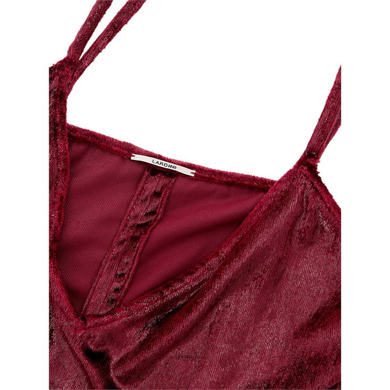 Lardini Bordeaux Polyester Cocktail Dress - Elegant Evening Wear