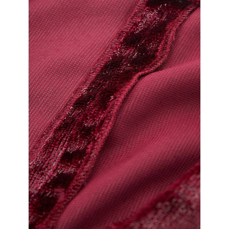 Lardini Bordeaux Polyester Cocktail Dress - Elegant Evening Wear