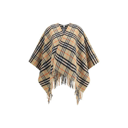 Burberry Archivio Check Cashmere Cape