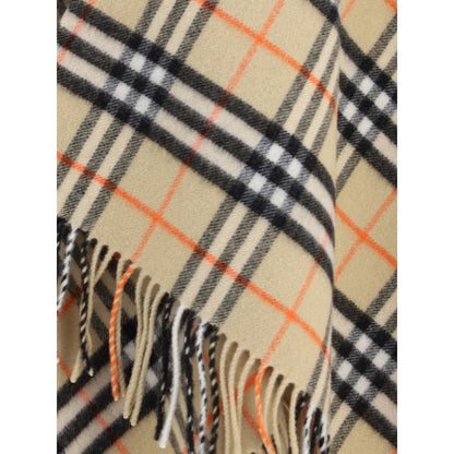 Burberry Archivio Check Cashmere Cape