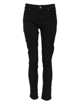 Dolce & Gabbana Jeans Skinny Noires en Coton