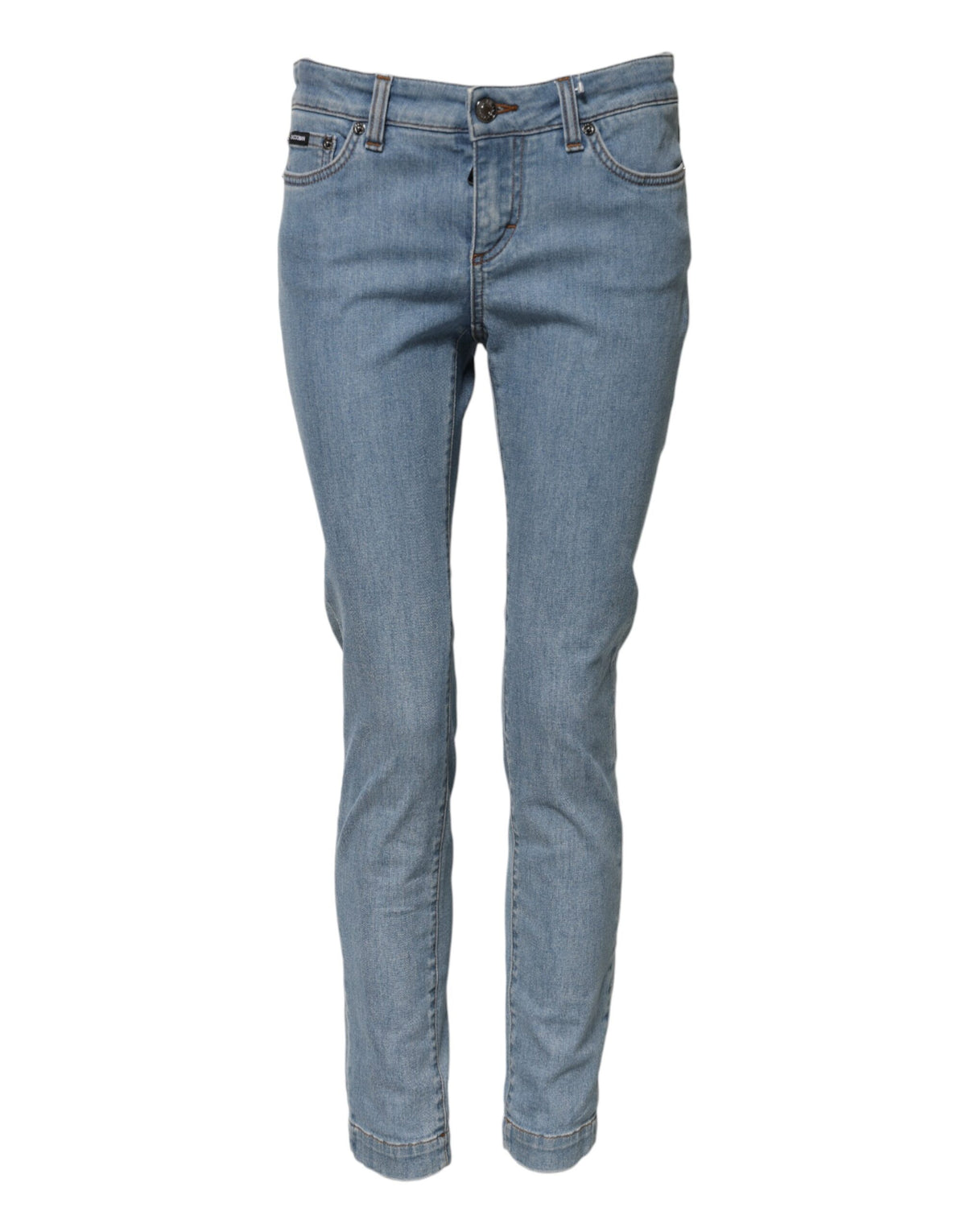Dolce & Gabbana Jeans Femme Skinny Denim Bleu Coton