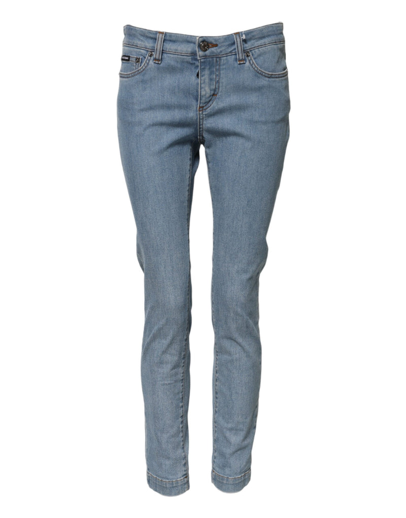 Dolce & Gabbana Jeans Femme Skinny Denim Bleu Coton