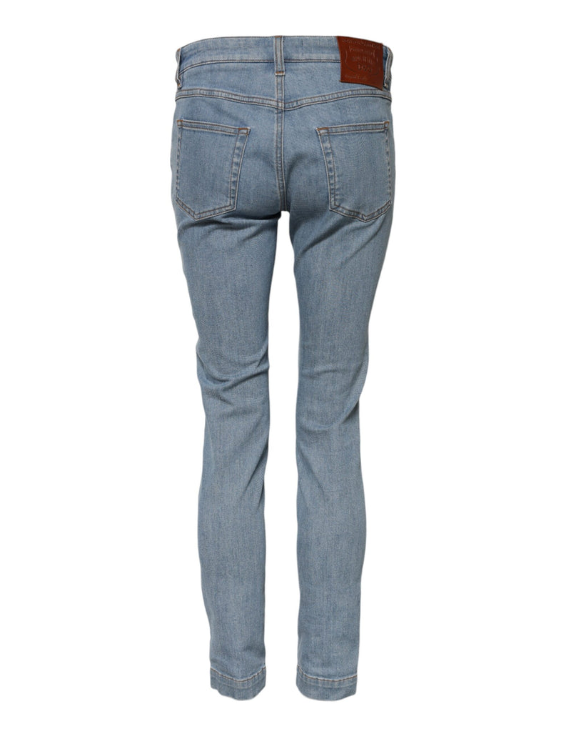 Dolce & Gabbana Jeans Femme Skinny Denim Bleu Coton