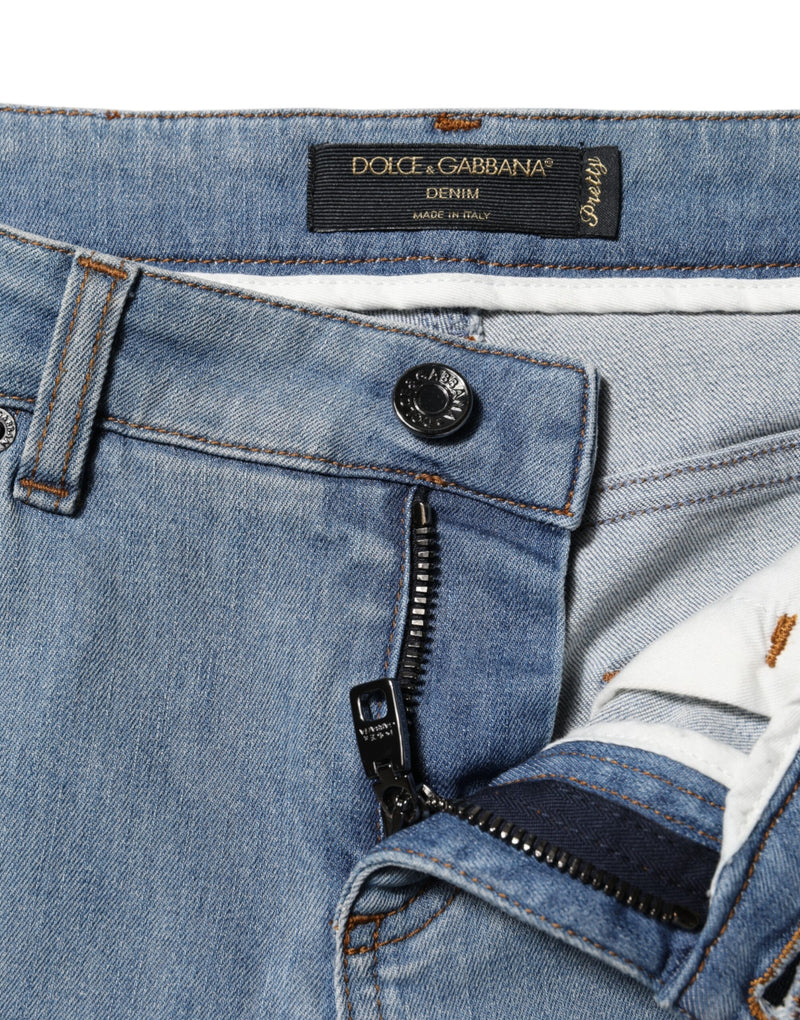 Dolce & Gabbana Jeans Femme Skinny Denim Bleu Coton
