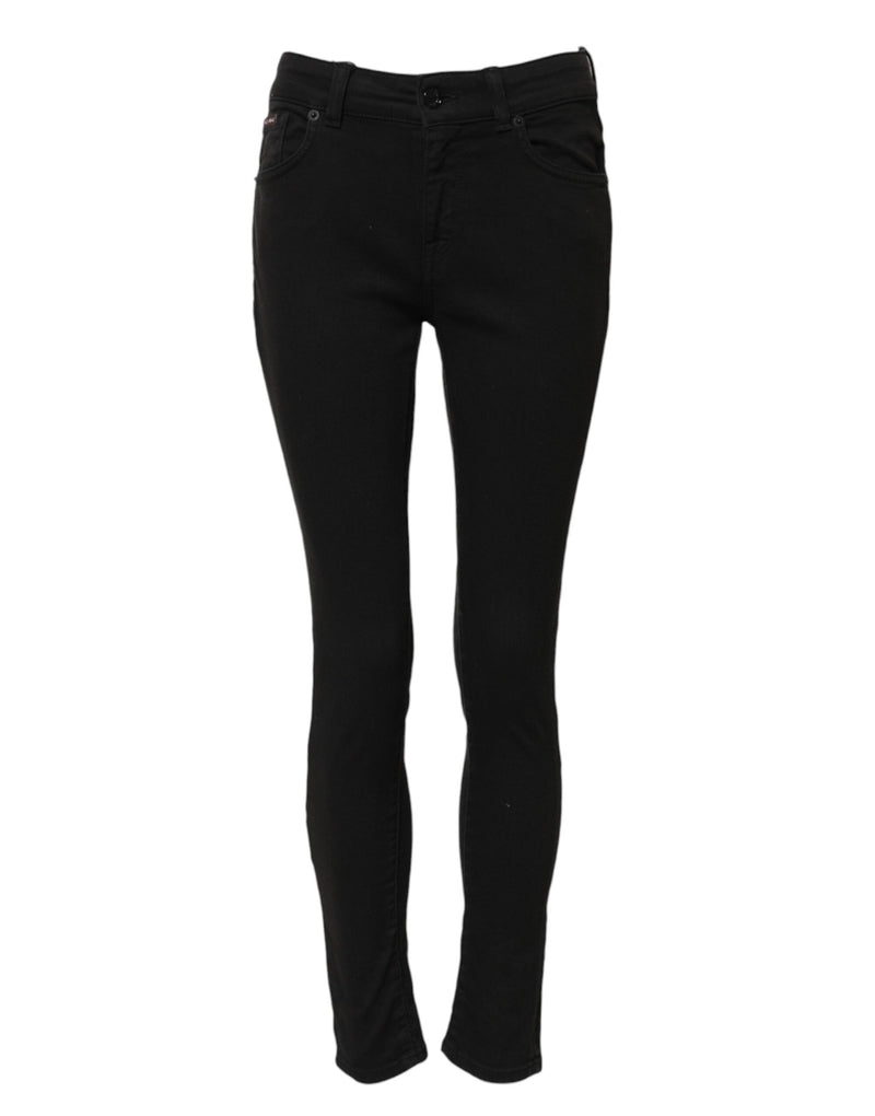 Dolce & Gabbana Jeans Skinny Noir en Coton