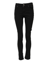Dolce & Gabbana Jeans Skinny Noirs en Coton