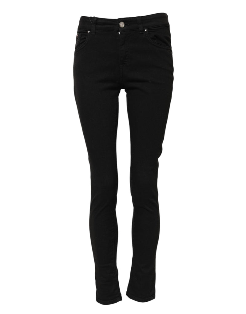 Dolce & Gabbana Jeans Skinny Noirs en Coton