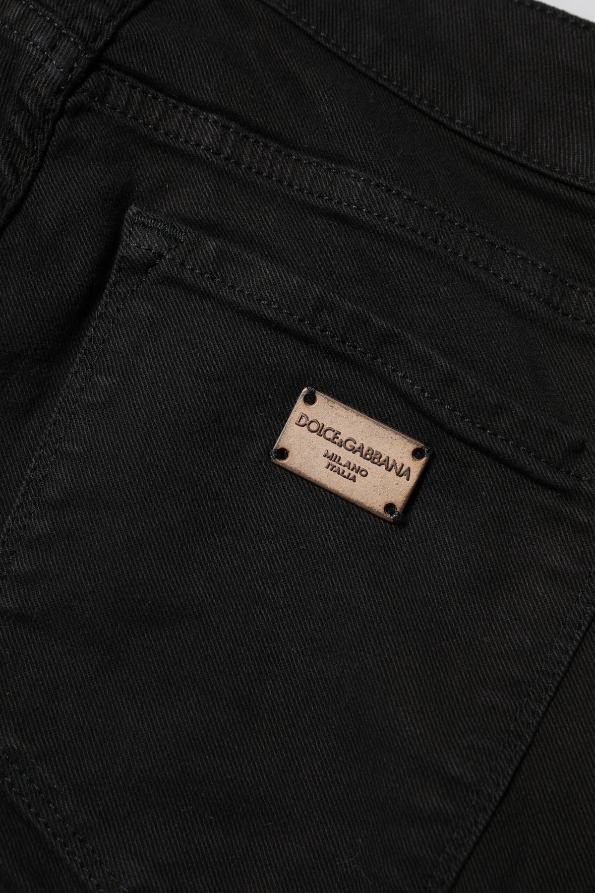 Dolce & Gabbana Jeans Skinny Noirs en Coton