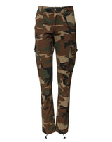 Dolce & Gabbana Pantalons Cargo Camouflage Multicolores
