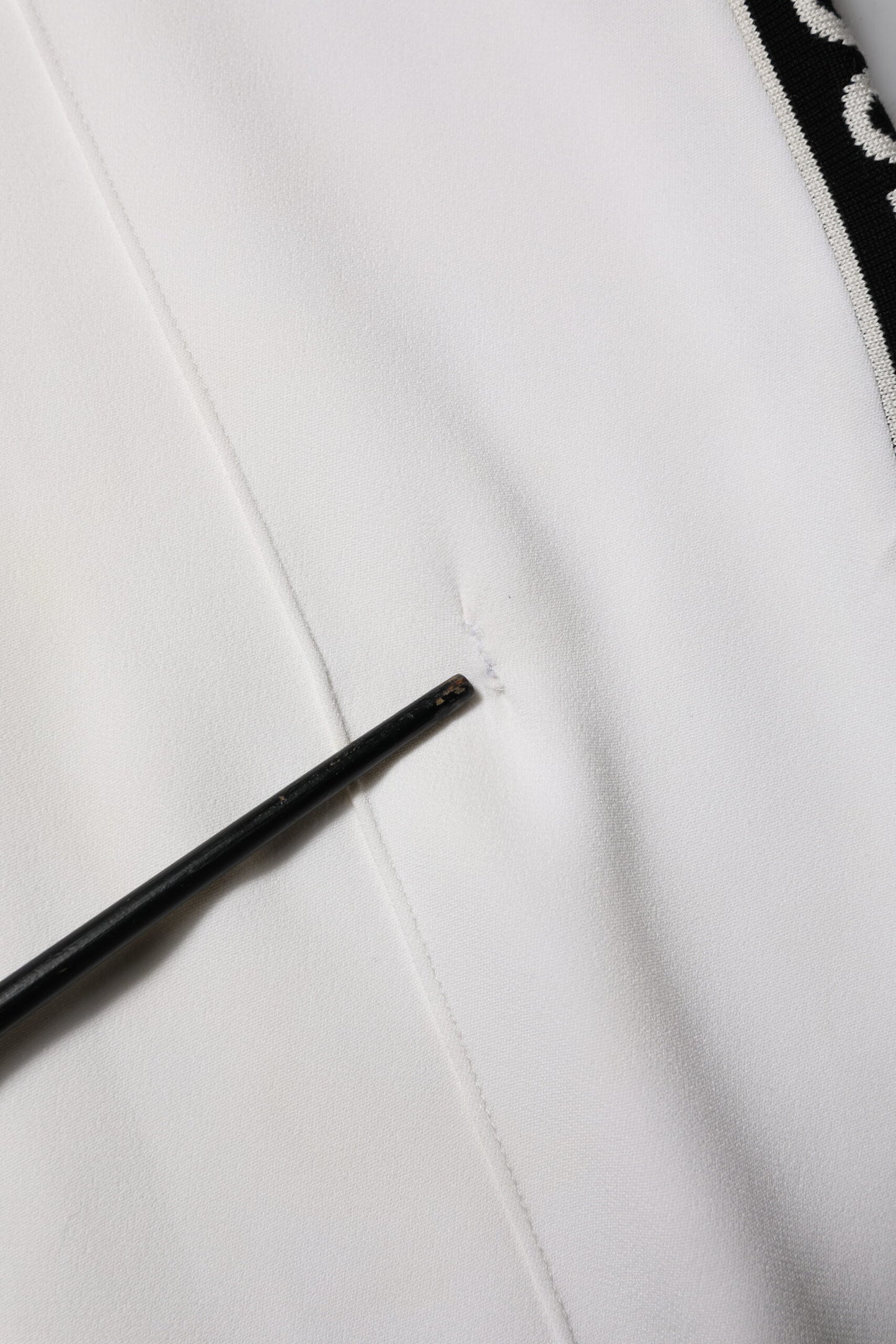 Pantalons de jogging en viscose blanche Dolce &amp; Gabbana