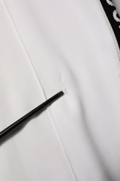 Pantalons de jogging en viscose blanche Dolce &amp; Gabbana