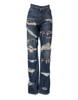 Dolce & Gabbana Jeans en Denim Tissé Bleu