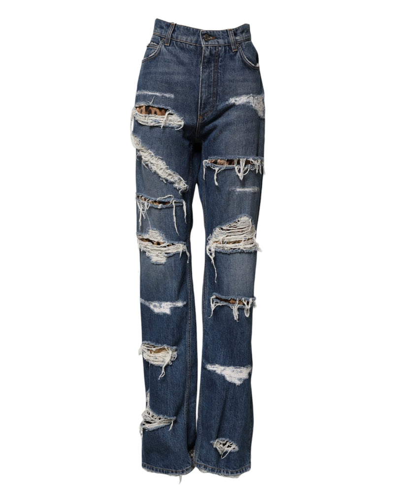 Dolce & Gabbana Jeans en Denim Tissé Bleu