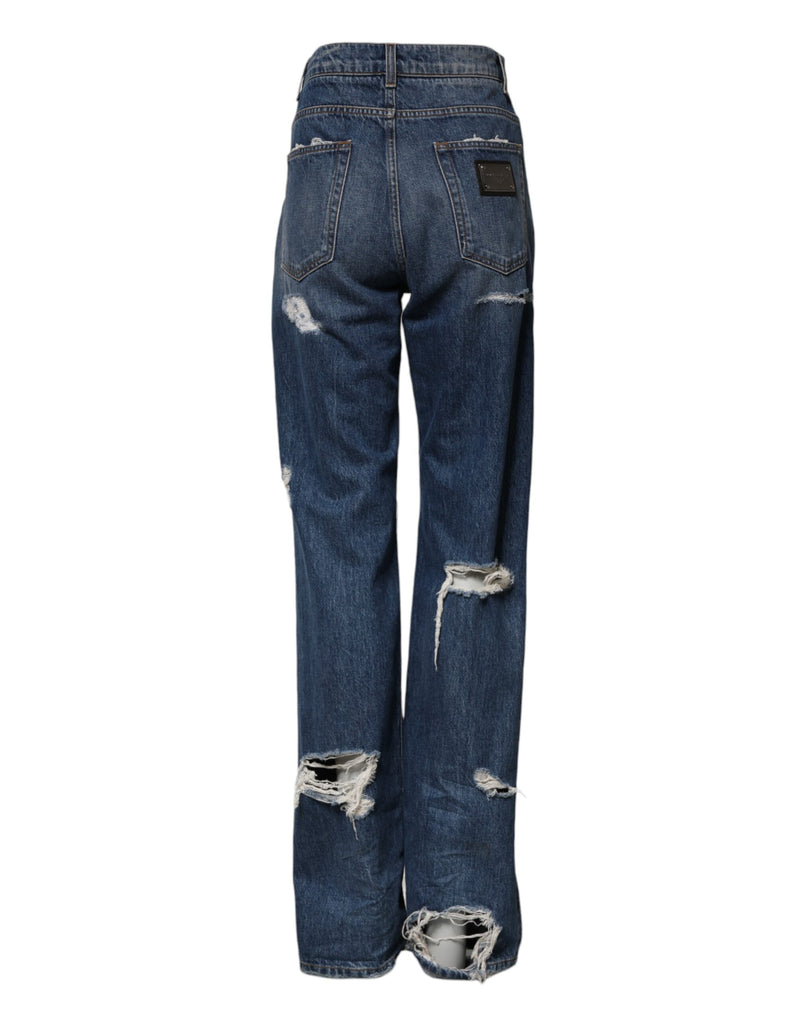 Dolce & Gabbana Jeans en Denim Tissé Bleu