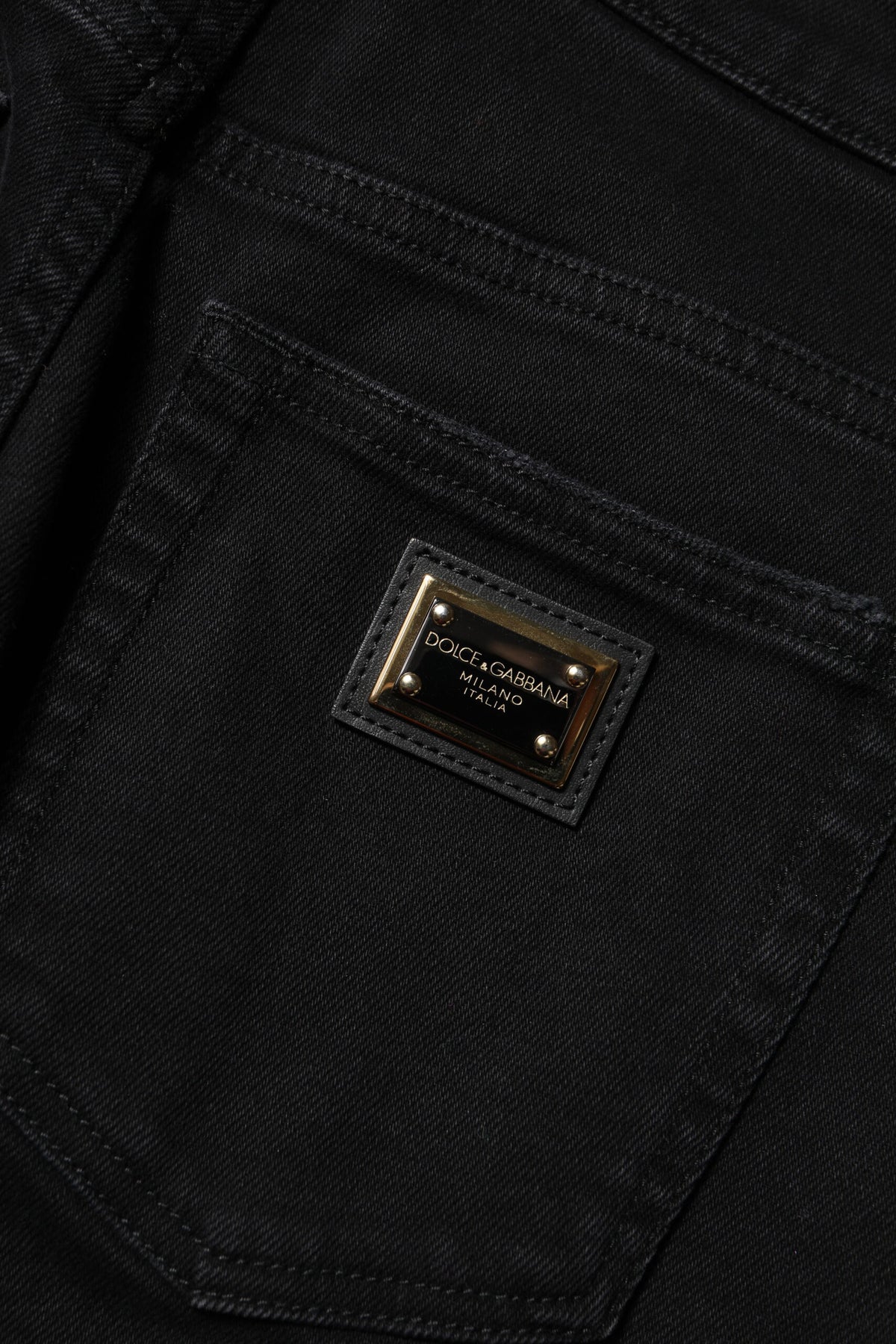 Dolce & Gabbana Jeans Femme Noir Boyfriend Évasés