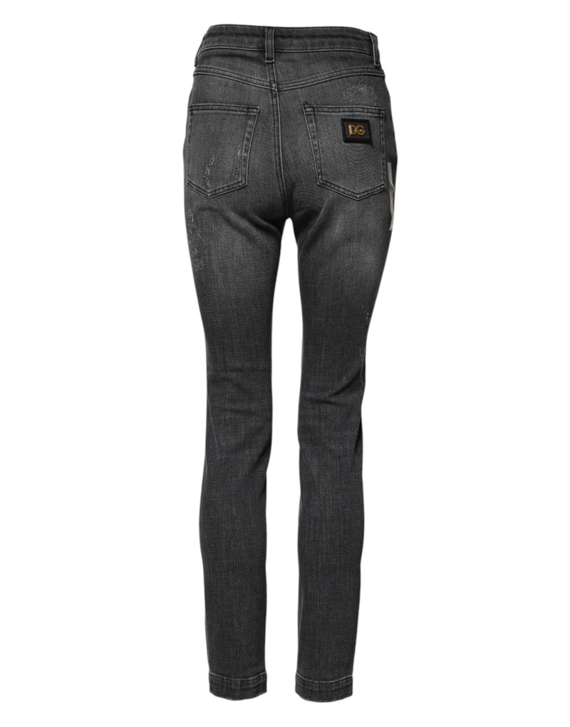 Dolce & Gabbana Dark Gray AUDREY Jeans - Élégance et Confort
