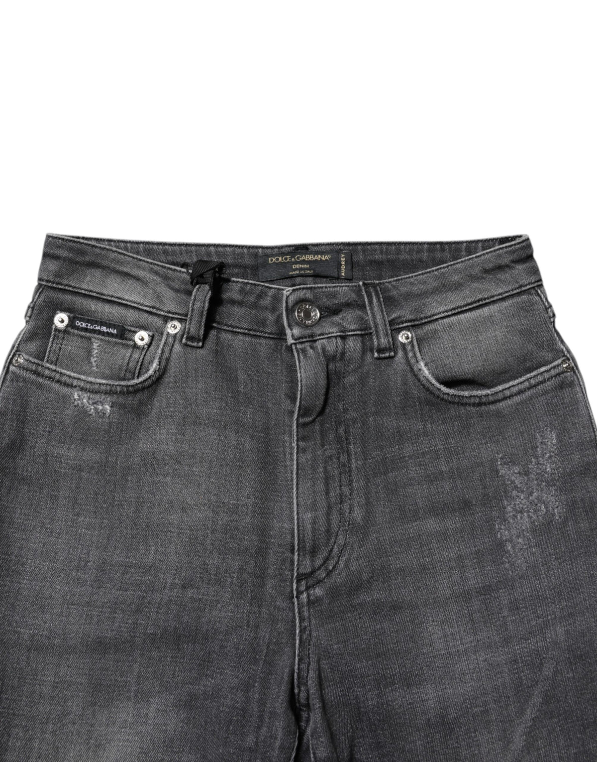 Dolce & Gabbana Dark Gray AUDREY Jeans - Élégance et Confort