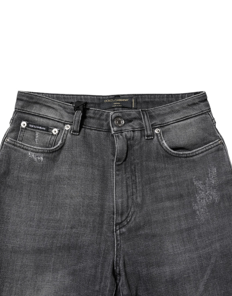 Dolce & Gabbana Dark Gray AUDREY Jeans - Élégance et Confort