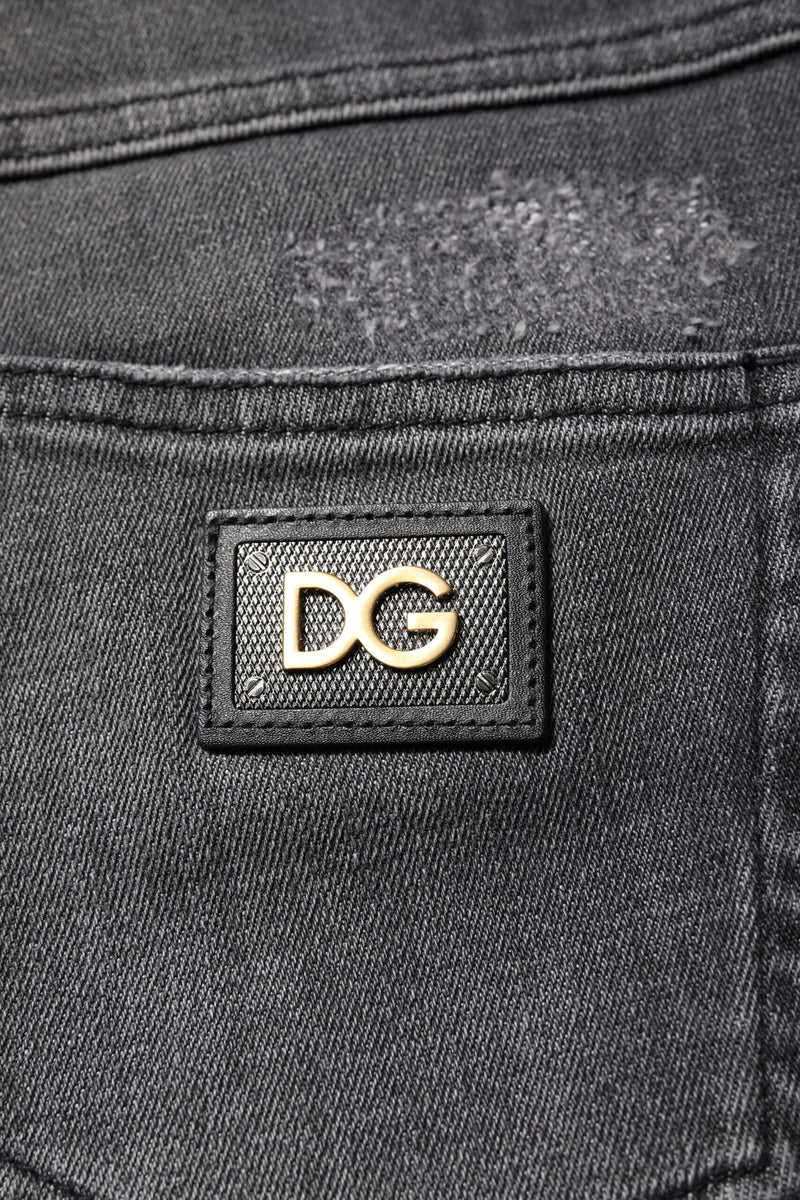 Dolce & Gabbana Dark Gray AUDREY Jeans - Élégance et Confort