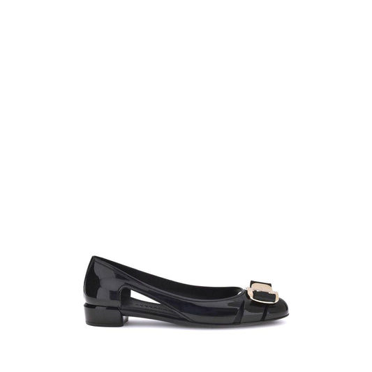 Ferragamo Ballerine en caoutchouc