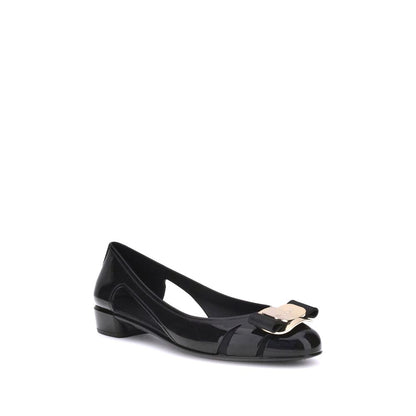 Ferragamo Ballerine en caoutchouc