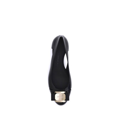 Ferragamo Ballerine en caoutchouc