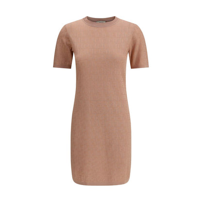 Fendi midi-jurk met FF-patroon