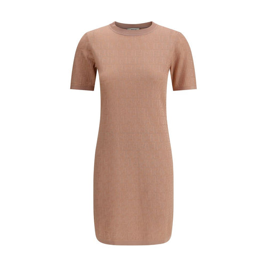 Fendi midi-jurk met FF-patroon