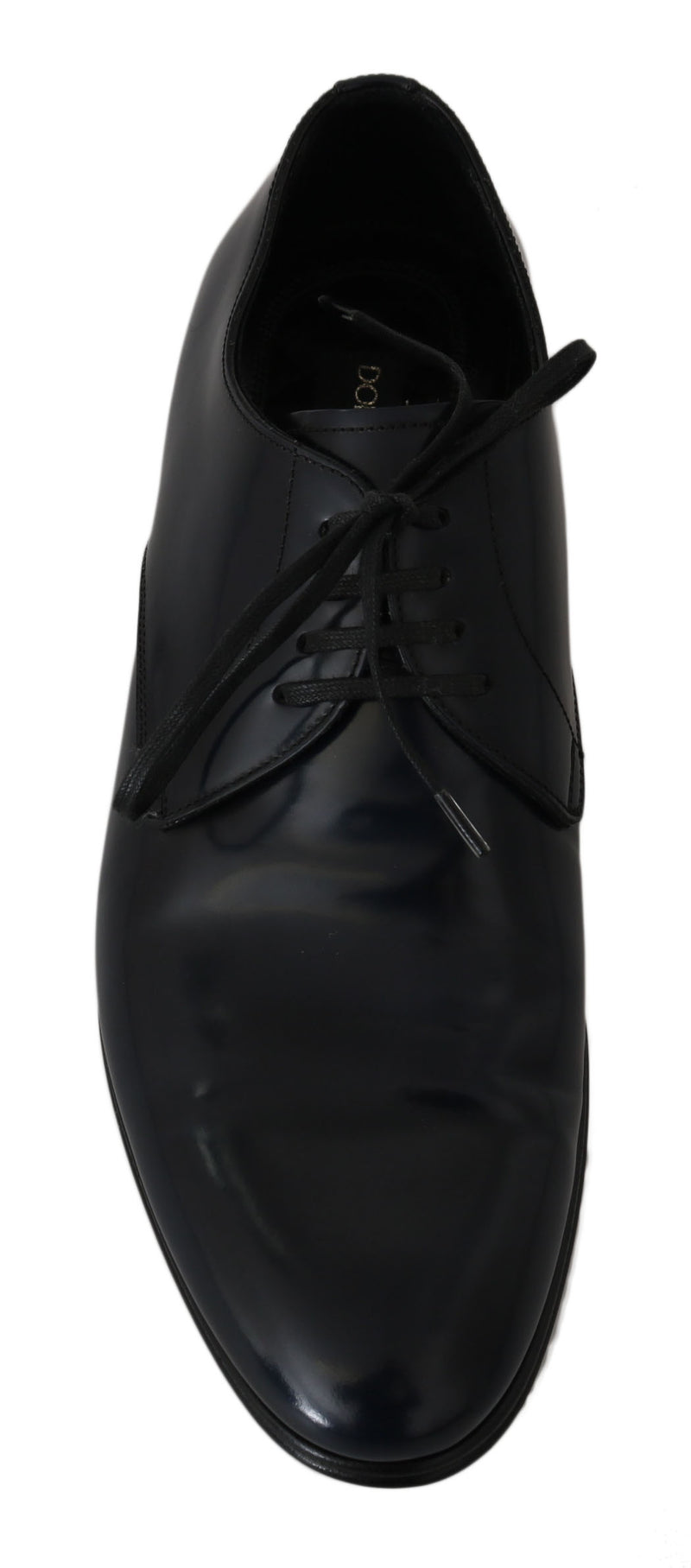 Chaussures habillées Derby en cuir bleu Dolce &amp; Gabbana pour homme