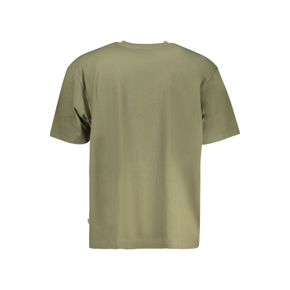 T-shirt en coton vert pour homme Guess Jeans