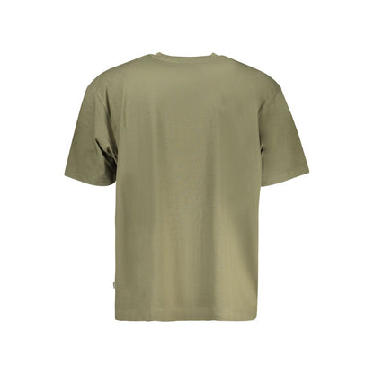 T-shirt en coton vert pour homme Guess Jeans