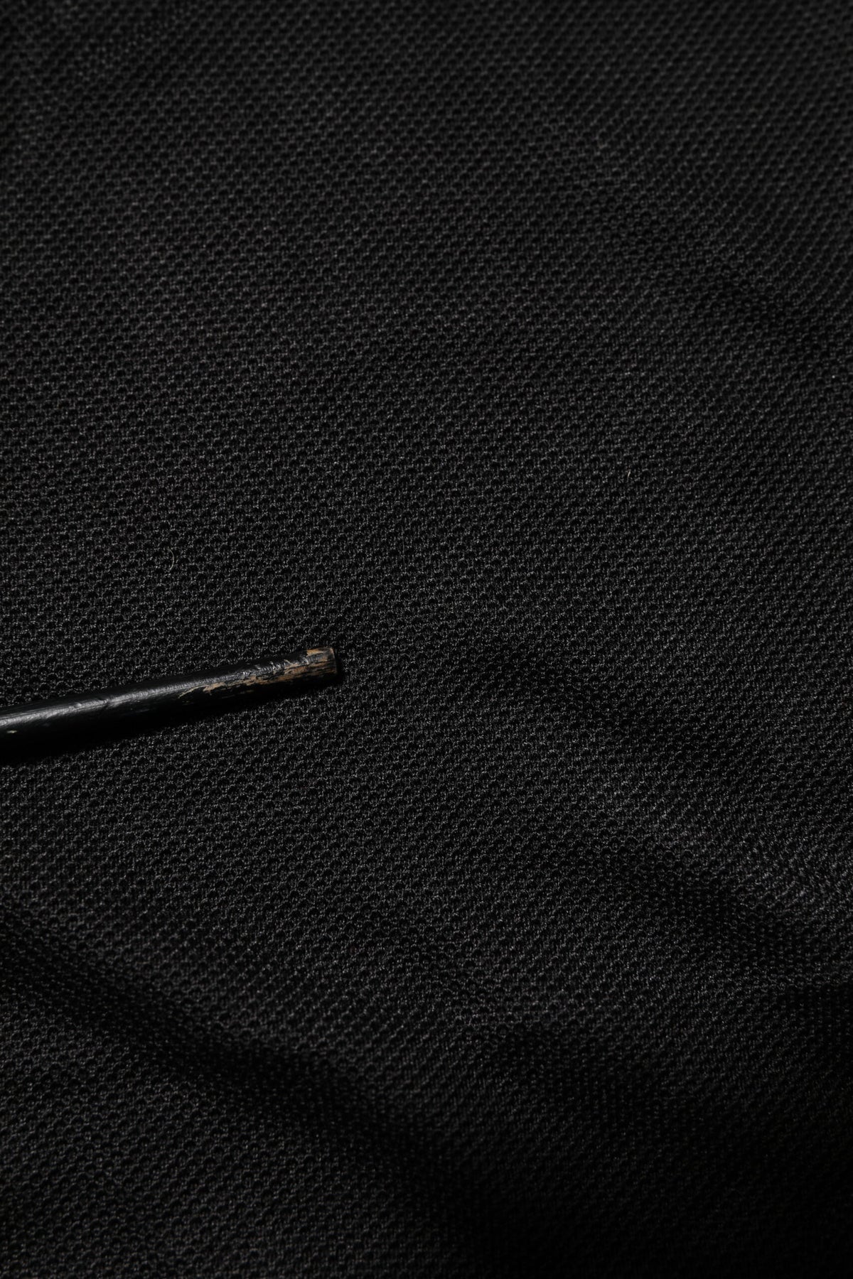 Polo homme Dolce &amp; Gabbana en soie noire à col V DG.