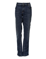 Dolce & Gabbana Jeans en Denim Bleu Mi-Taille Droite