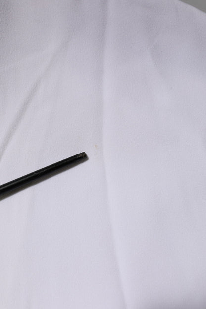 Dolce &amp; Gabbana Witte Viscose Logo Dames Jack met Volledige Ritssluiting