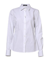 Dolce & Gabbana Chemise Blanche en Coton à Manches Longues