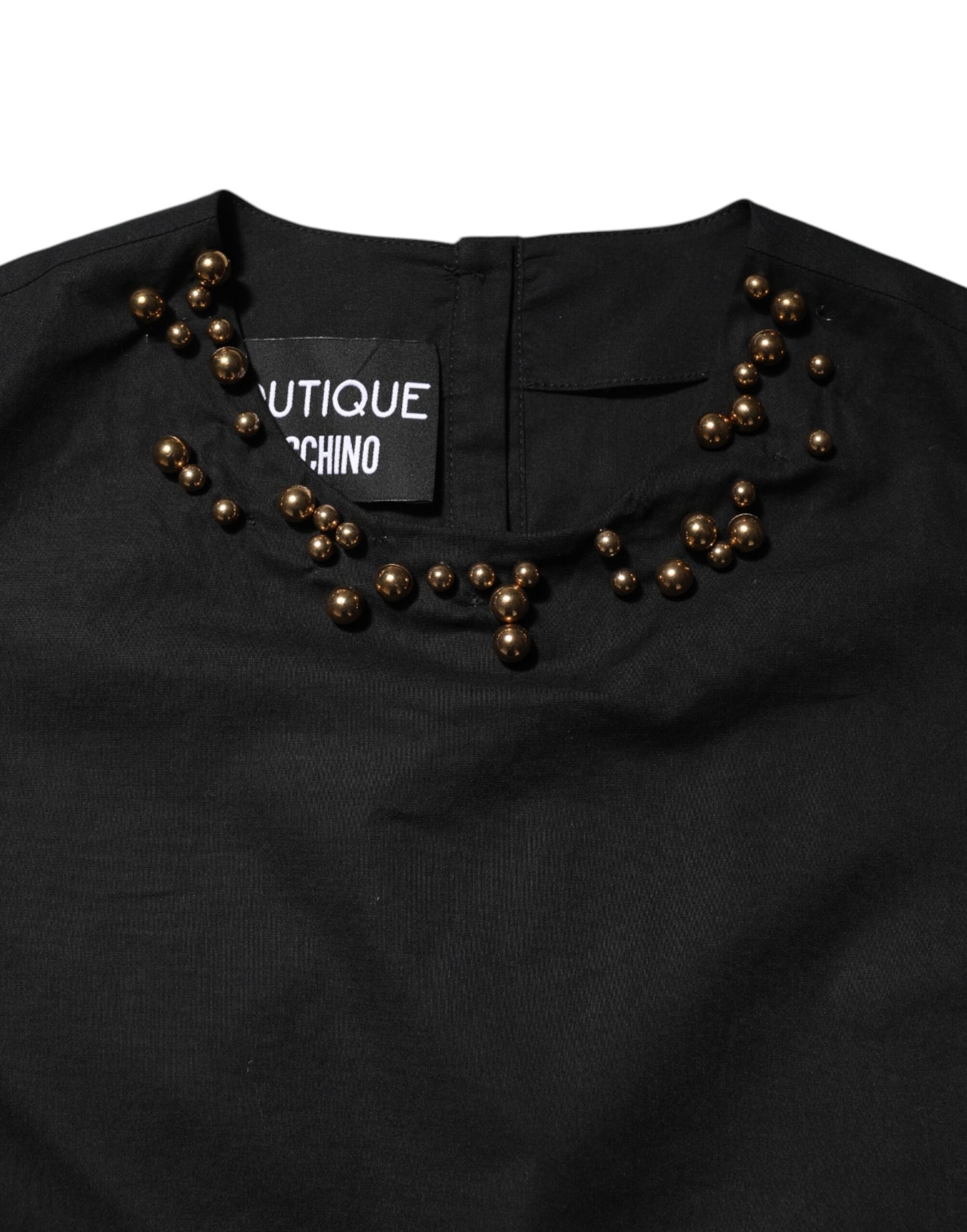 Débardeur femme sans manches en coton noir de la boutique Moschino