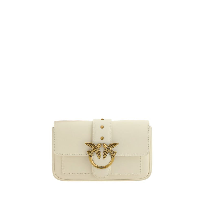 PINKO Love One Shoulder Bag - Élégance en Cuir de Veau