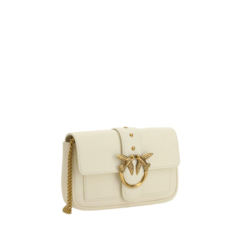 PINKO Love One Shoulder Bag - Élégance en Cuir de Veau