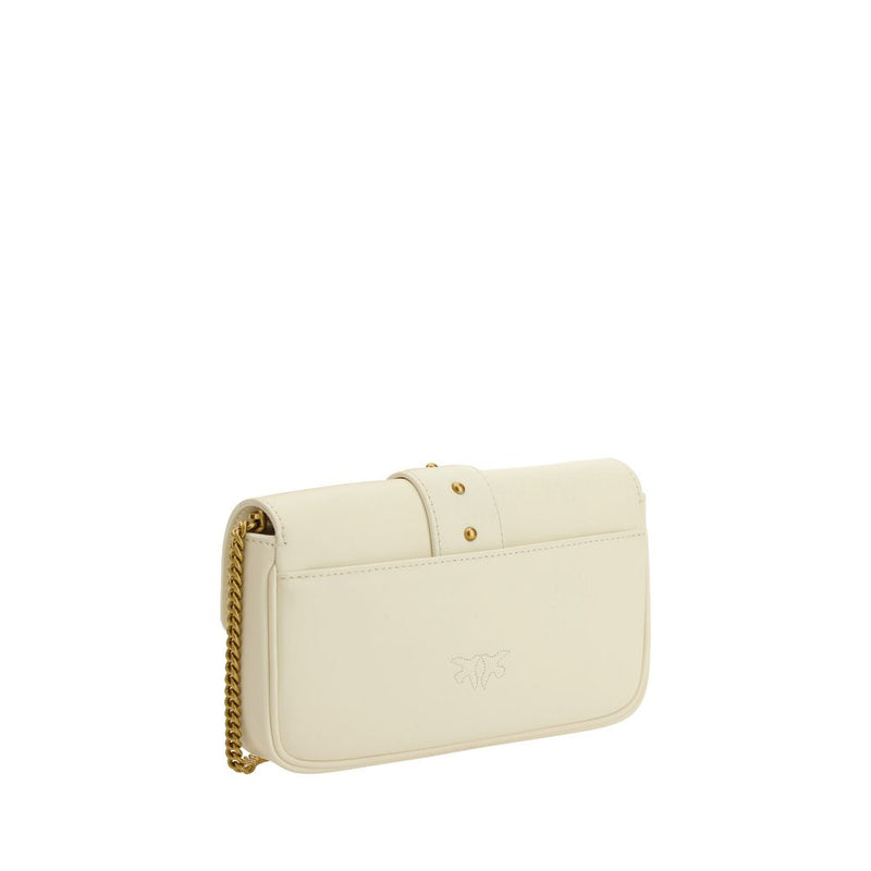 PINKO Love One Shoulder Bag - Élégance en Cuir de Veau