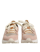 Dondup Multicolor Suede Low Top Sneakers for Women