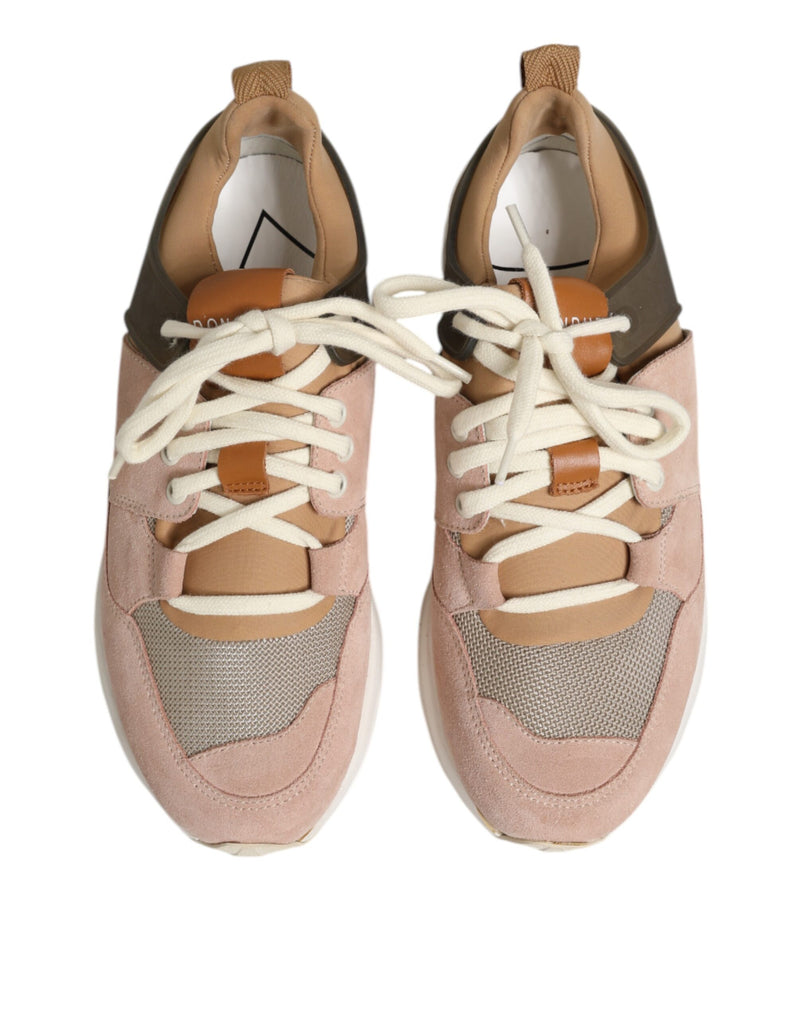 Dondup Multicolor Suede Low Top Sneakers for Women