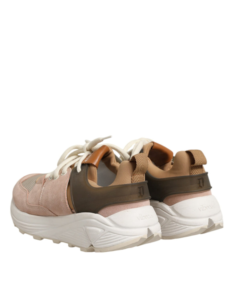 Dondup Multicolor Suede Low Top Sneakers for Women
