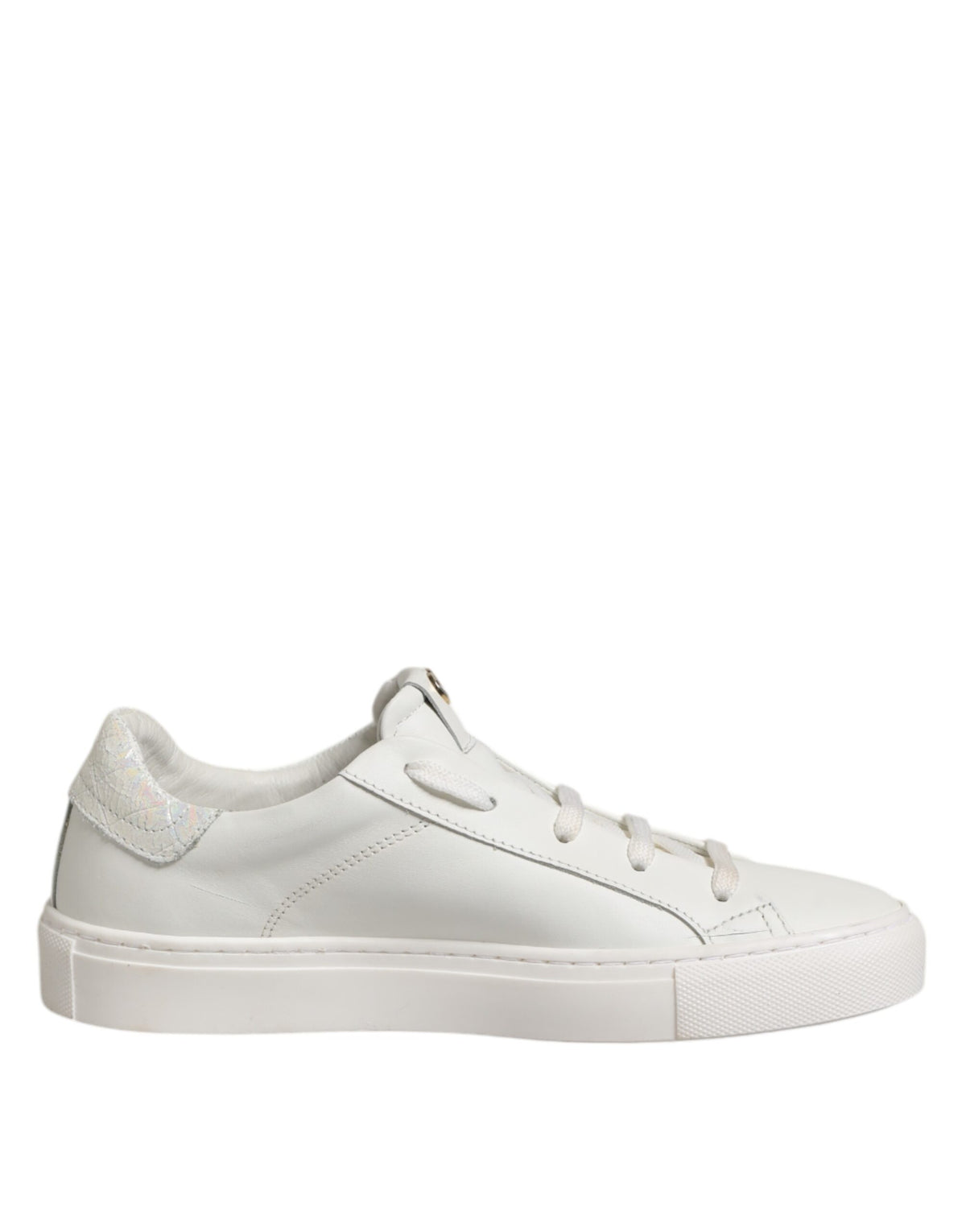 HIDE & JACK White Leather Low Top Lace Up Sneakers