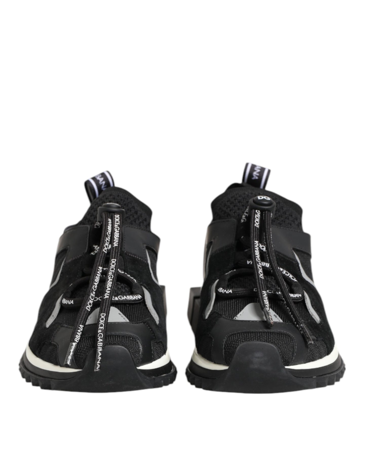 Dolce & Gabbana Sorrento Sneakers in zwart en wit met logo