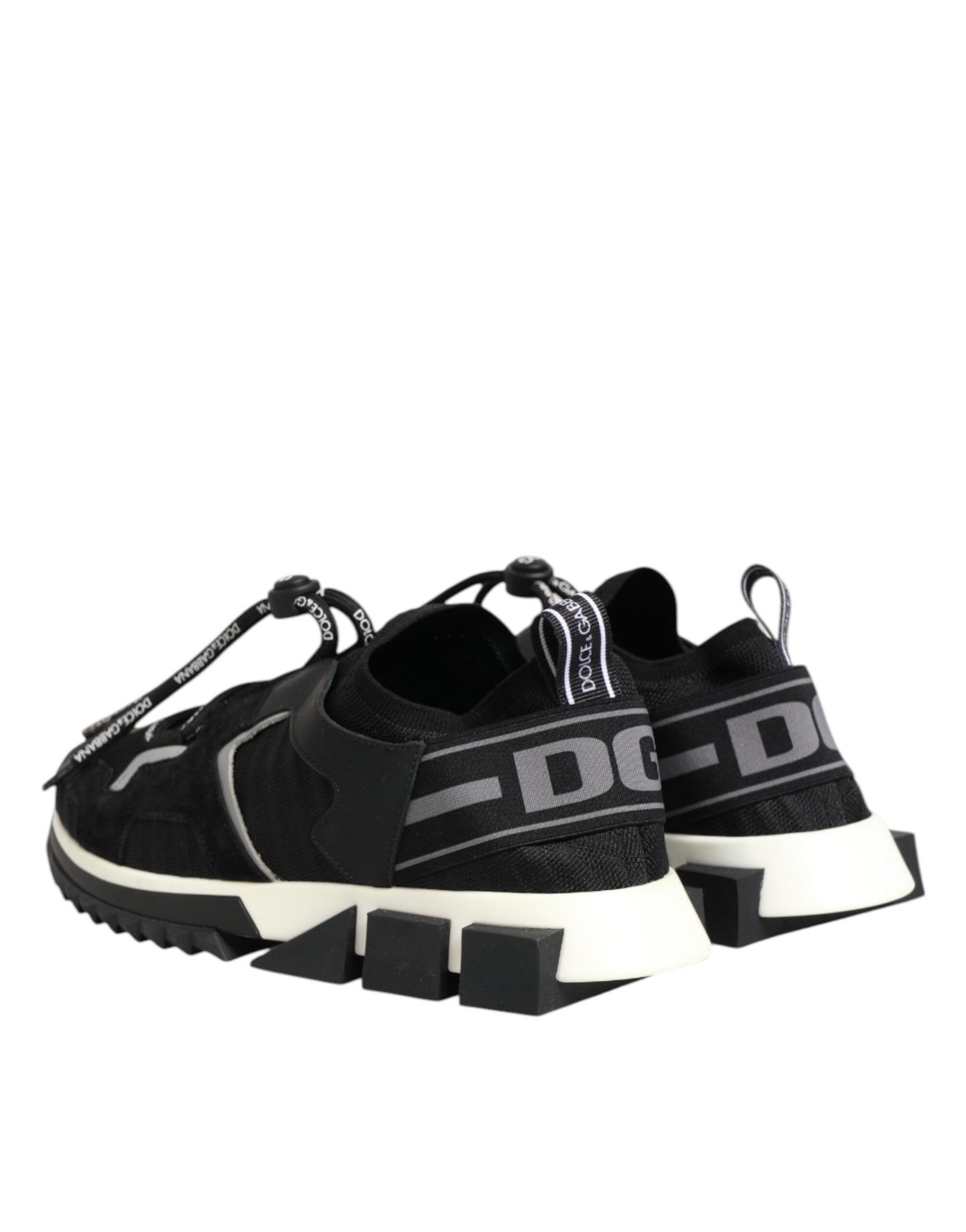 Dolce & Gabbana Sorrento Sneakers in zwart en wit met logo