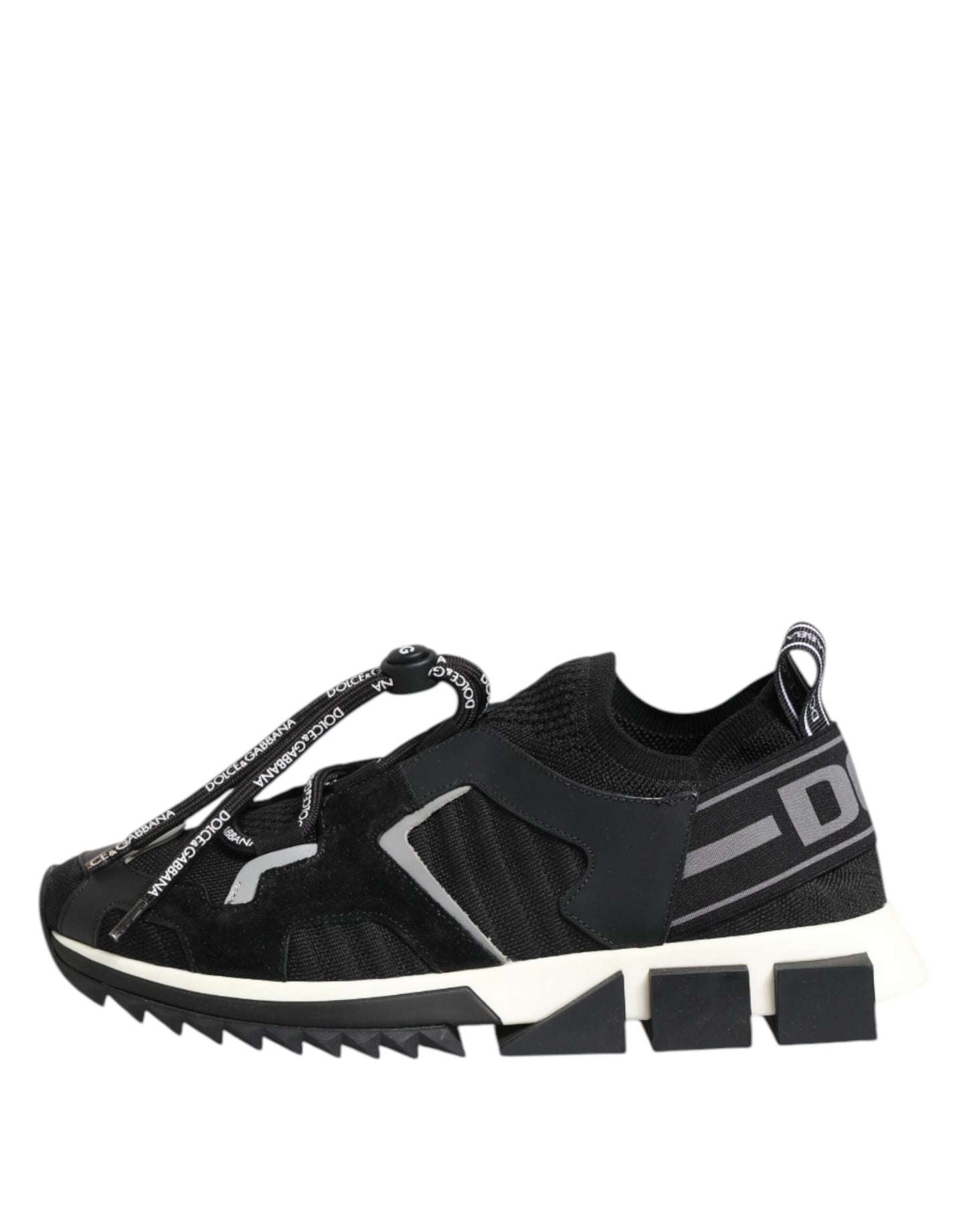 Dolce & Gabbana Sorrento Sneakers in zwart en wit met logo
